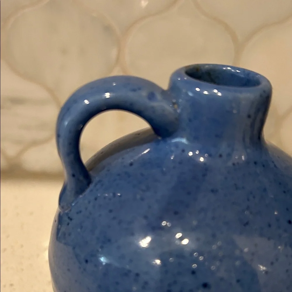 Hand Crafted Deep Blue Ceramic Jug - Picture 10 of 14